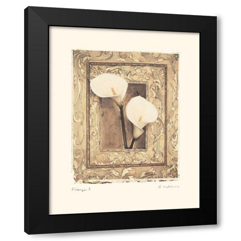 Firenze I Black Modern Wood Framed Art Print with Double Matting by Melious, Amy