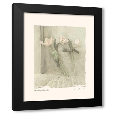 Countryside III Black Modern Wood Framed Art Print with Double Matting by Melious, Amy