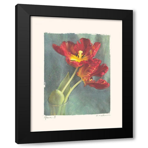 Aflame I Black Modern Wood Framed Art Print with Double Matting by Melious, Amy