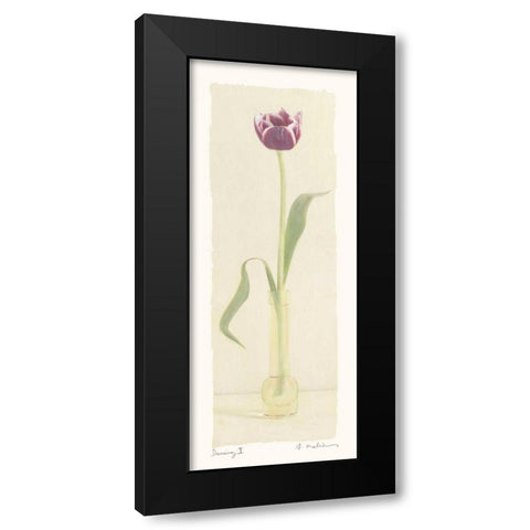 Dancing I Black Modern Wood Framed Art Print by Melious, Amy