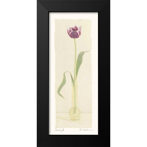 Dancing I Black Modern Wood Framed Art Print by Melious, Amy