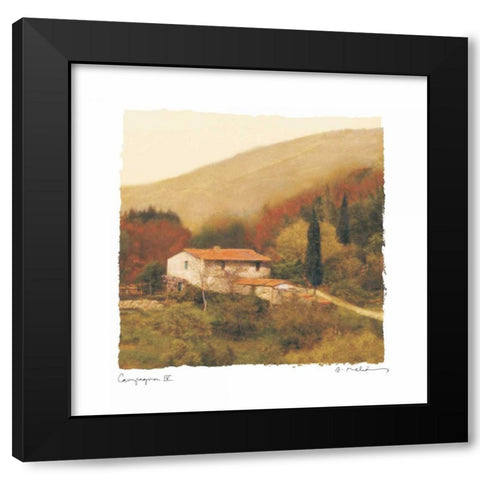 Campanga IV Black Modern Wood Framed Art Print by Melious, Amy