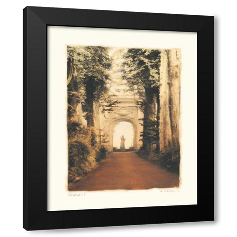 Giardino I Black Modern Wood Framed Art Print by Melious, Amy