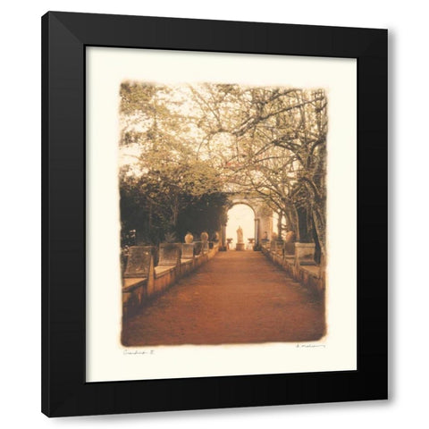Giardino II Black Modern Wood Framed Art Print by Melious, Amy