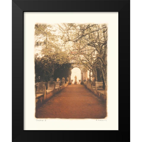 Giardino II Black Modern Wood Framed Art Print by Melious, Amy
