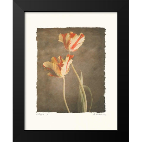 Allegria II Black Modern Wood Framed Art Print by Melious, Amy
