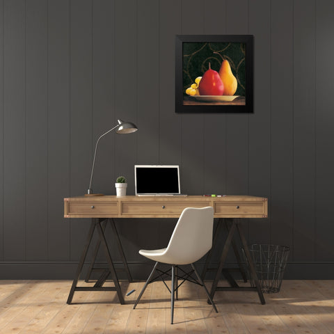 Frutta del Pranzo III Black Modern Wood Framed Art Print by Melious, Amy