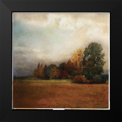 Autumn Horizon II Black Modern Wood Framed Art Print by Melious, Amy