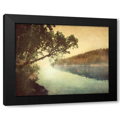 Sunset I Black Modern Wood Framed Art Print with Double Matting by Melious, Amy