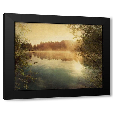 Sunset II Black Modern Wood Framed Art Print with Double Matting by Melious, Amy