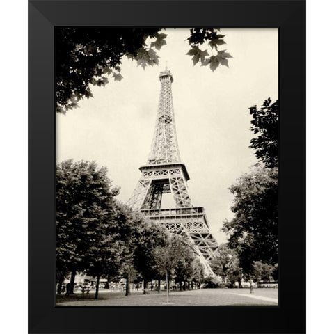 Eiffel Tower I Black Modern Wood Framed Art Print by Melious, Amy