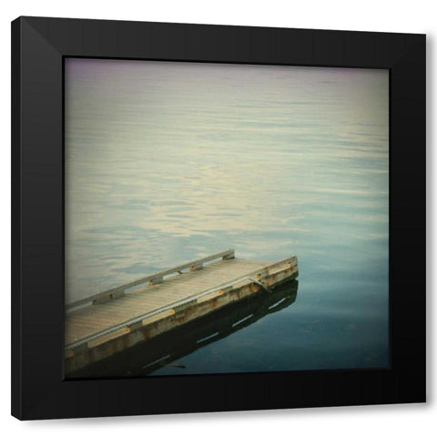 Be Here IV Black Modern Wood Framed Art Print by Melious, Amy