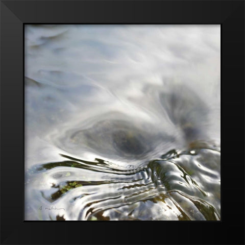 Current II Black Modern Wood Framed Art Print by Melious, Amy