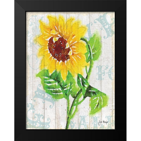 On The Fence II Black Modern Wood Framed Art Print by Meyer, Jill