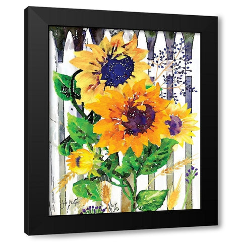 Fenced In I Black Modern Wood Framed Art Print with Double Matting by Meyer, Jill