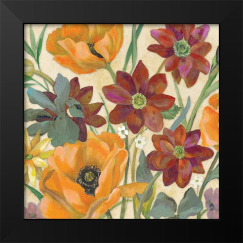 Garden Assortment I Black Modern Wood Framed Art Print by Ferry, Margaret