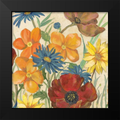 Garden Assortment I Black Modern Wood Framed Art Print by Ferry, Margaret