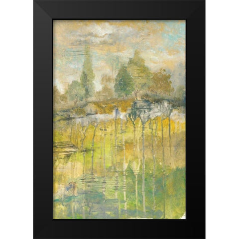 Drippy Landscape III Black Modern Wood Framed Art Print by Ferry, Margaret