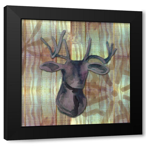 Wood and Watercolor II Black Modern Wood Framed Art Print by Ferry, Margaret