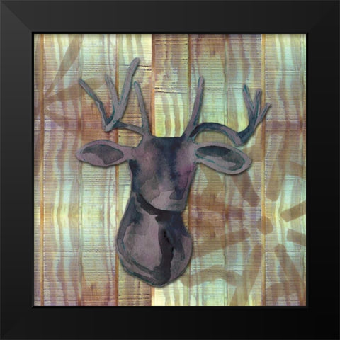 Wood and Watercolor II Black Modern Wood Framed Art Print by Ferry, Margaret