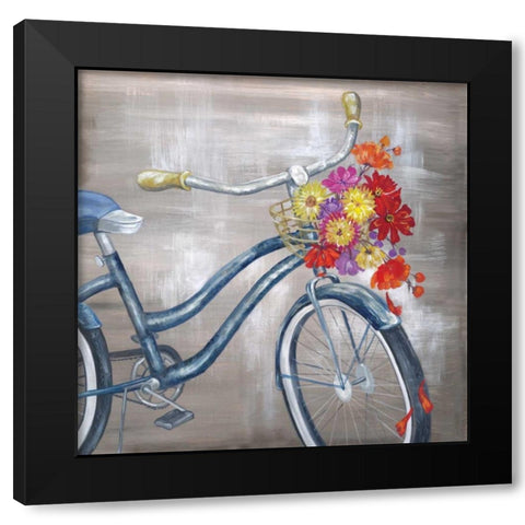My Bike Black Modern Wood Framed Art Print by Ferry, Margaret