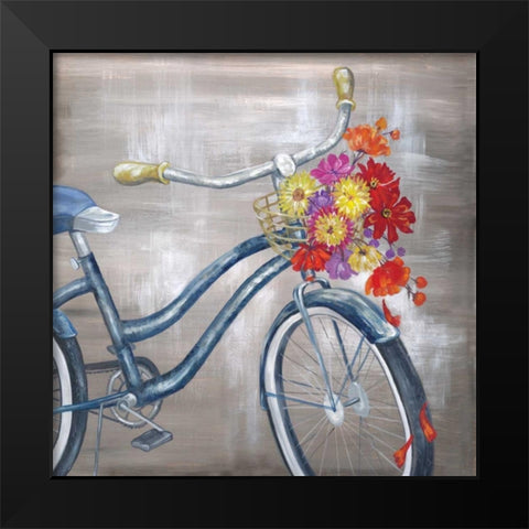 My Bike Black Modern Wood Framed Art Print by Ferry, Margaret