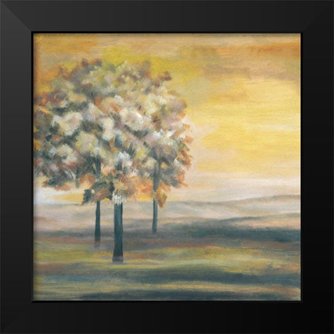 Autumn Sunset I Black Modern Wood Framed Art Print by Ferry, Margaret