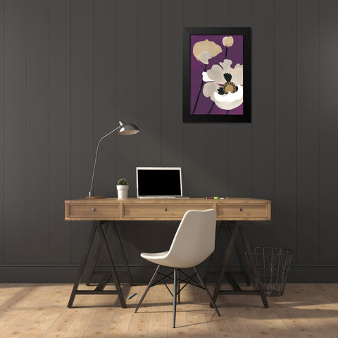 Ultraviolet Pop II Black Modern Wood Framed Art Print by Ferry, Margaret