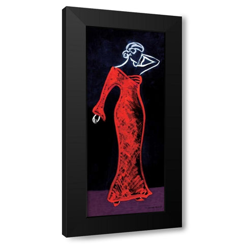 Pin Back Black Modern Wood Framed Art Print by Matla, Jennifer