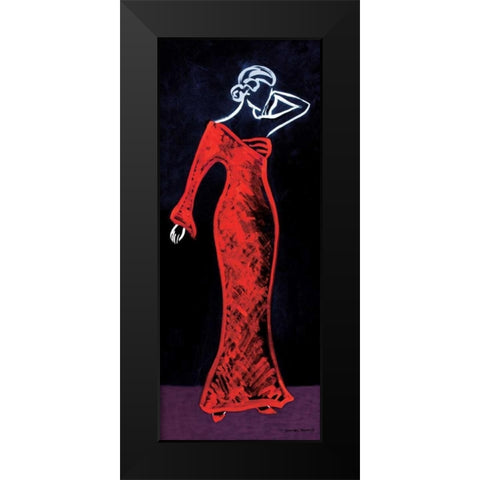 Pin Back Black Modern Wood Framed Art Print by Matla, Jennifer