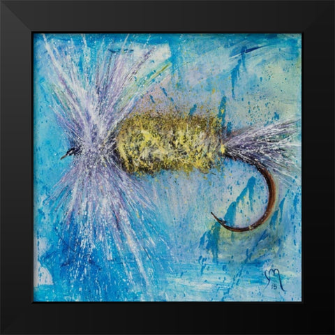 Olive Dunn Fly Black Modern Wood Framed Art Print by Monahan, Jodi