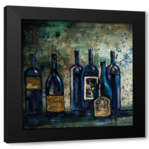All my Favorites I Black Modern Wood Framed Art Print by Monahan, Jodi