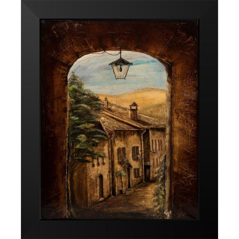 Welcome Home Black Modern Wood Framed Art Print by Monahan, Jodi