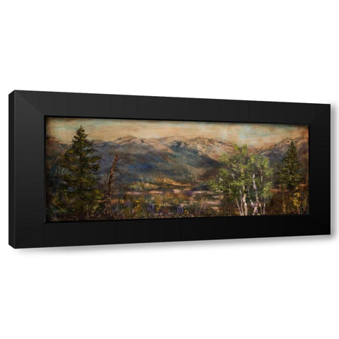 Bitterroot Valley I Black Modern Wood Framed Art Print with Double Matting by Monahan, Jodi