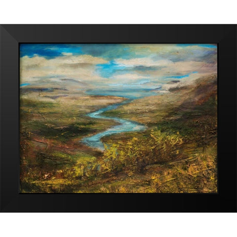 Warrenpoint Ireland Black Modern Wood Framed Art Print by Monahan, Jodi