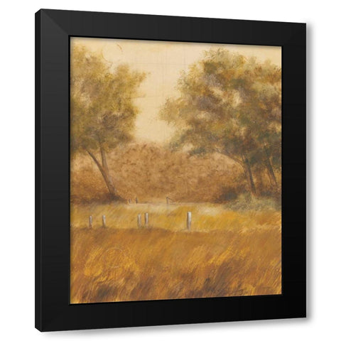 Traveled Path I Black Modern Wood Framed Art Print with Double Matting by Martin, Cheryl