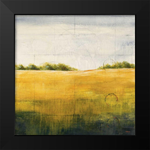 Earth Meets Sky II Black Modern Wood Framed Art Print by Martin, Cheryl