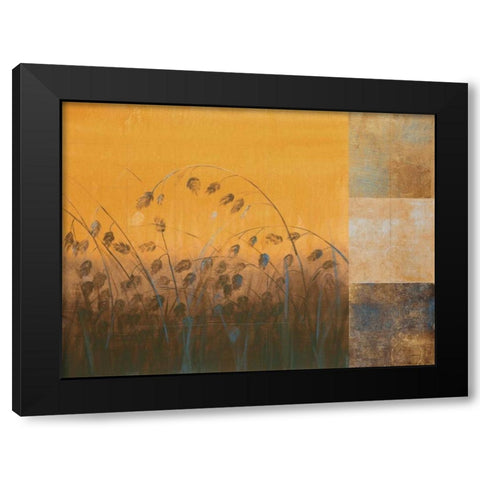 Shimmering II Black Modern Wood Framed Art Print with Double Matting by Martin, Cheryl