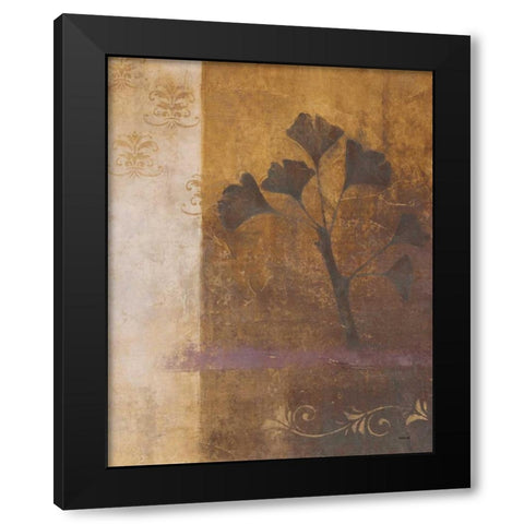 Woodland Shadows I Black Modern Wood Framed Art Print with Double Matting by Martin, Cheryl