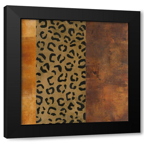 Instinct I Black Modern Wood Framed Art Print with Double Matting by Martin, Cheryl