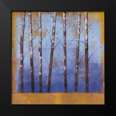 Birch Trees II Black Modern Wood Framed Art Print by Martin, Cheryl