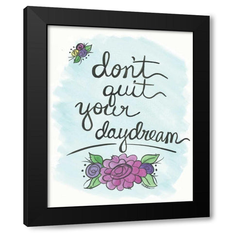 Daydream Black Modern Wood Framed Art Print by Martin, Monica