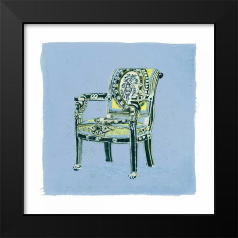 Urn Chair II Black Modern Wood Framed Art Print by Nicholas, Debbie