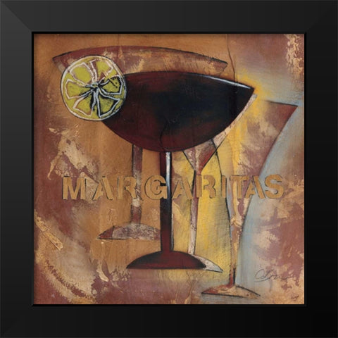 Time for Cocktails III Black Modern Wood Framed Art Print by Osborne, Susan