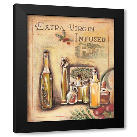 Olive Oil I Black Modern Wood Framed Art Print with Double Matting by Osborne, Susan