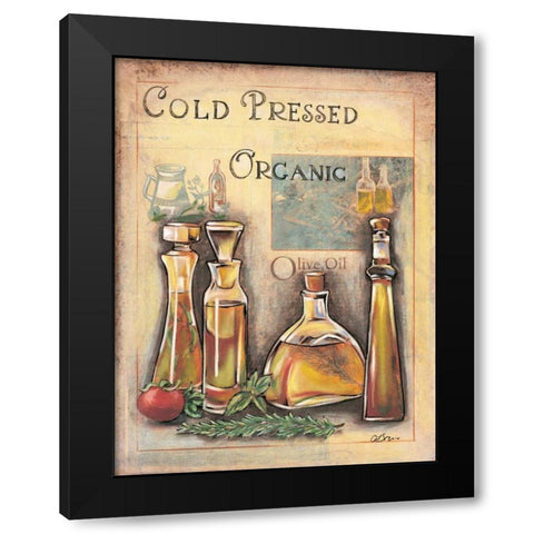 Olive Oil II Black Modern Wood Framed Art Print with Double Matting by Osborne, Susan