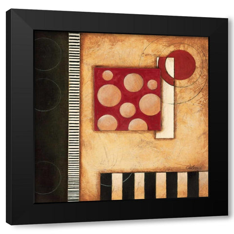Mosaic I Black Modern Wood Framed Art Print by Osborne, Susan