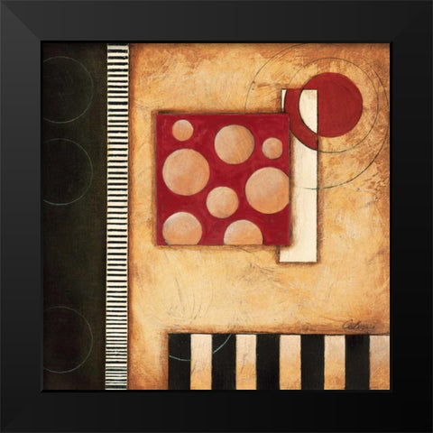 Mosaic I Black Modern Wood Framed Art Print by Osborne, Susan