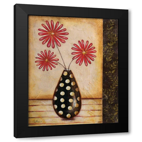 Playful II Black Modern Wood Framed Art Print with Double Matting by Osborne, Susan