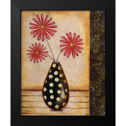 Playful II Black Modern Wood Framed Art Print by Osborne, Susan